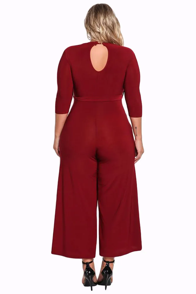 Red-Plus-Size-Cut-Out-Wide-Legged-Jumpsuit-LC64344-3-2