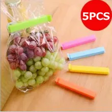 5 шт. зажимы для сумок конфетный цвет зажим для герметизации пищевых продуктов
