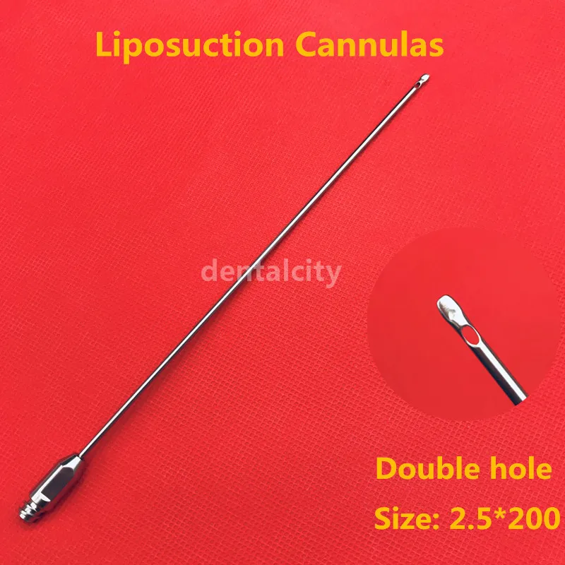 

New Double Hole fat harvesting cannula for stem cells,liposuction cannula fat transfer needle aspirator for beauty use
