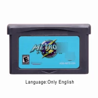 

Game card Metrod Fusion 32 Bit Video Game Cartridge Console Card US Version English