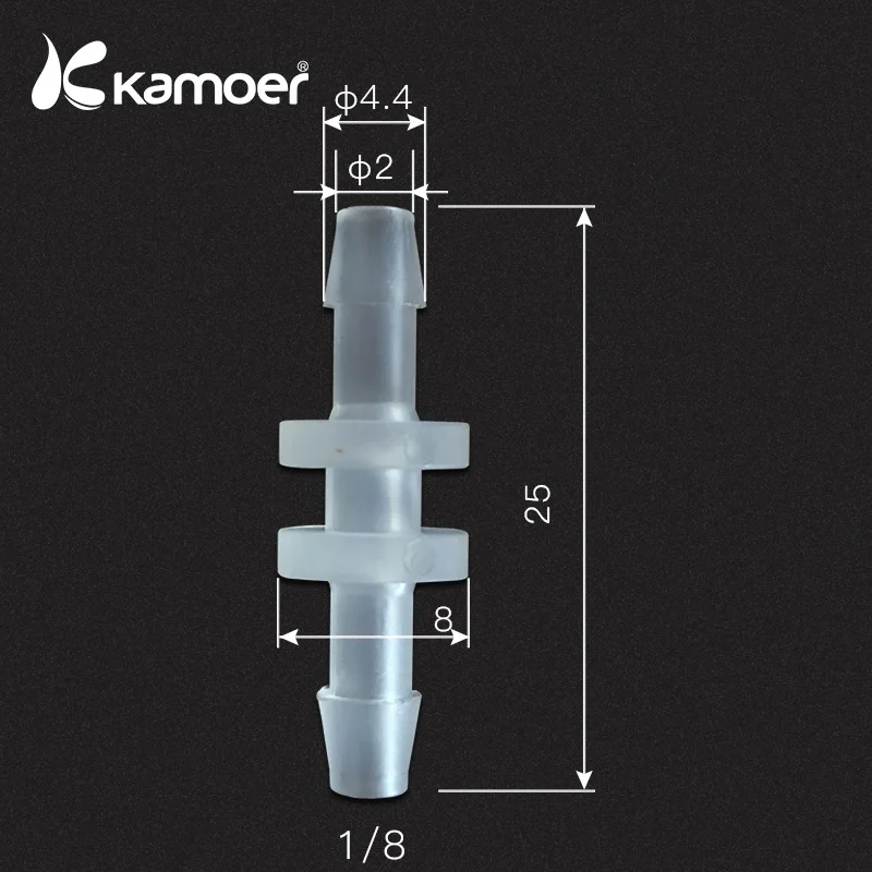 Kamoer PP трубчатый соединитель для перистальтического насоса водяного шланга для шланга силиконовая трубка Linker соединительная трубка 30 шт - Цвет: 1-8