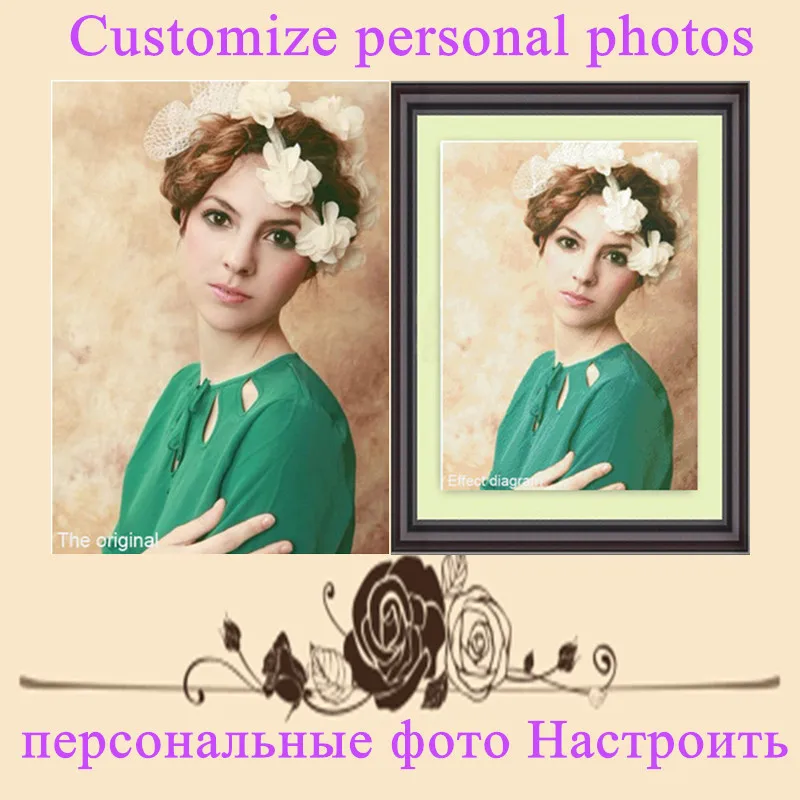 Photos Custom Make Your Own Diamond Painting Full Drill Painting 