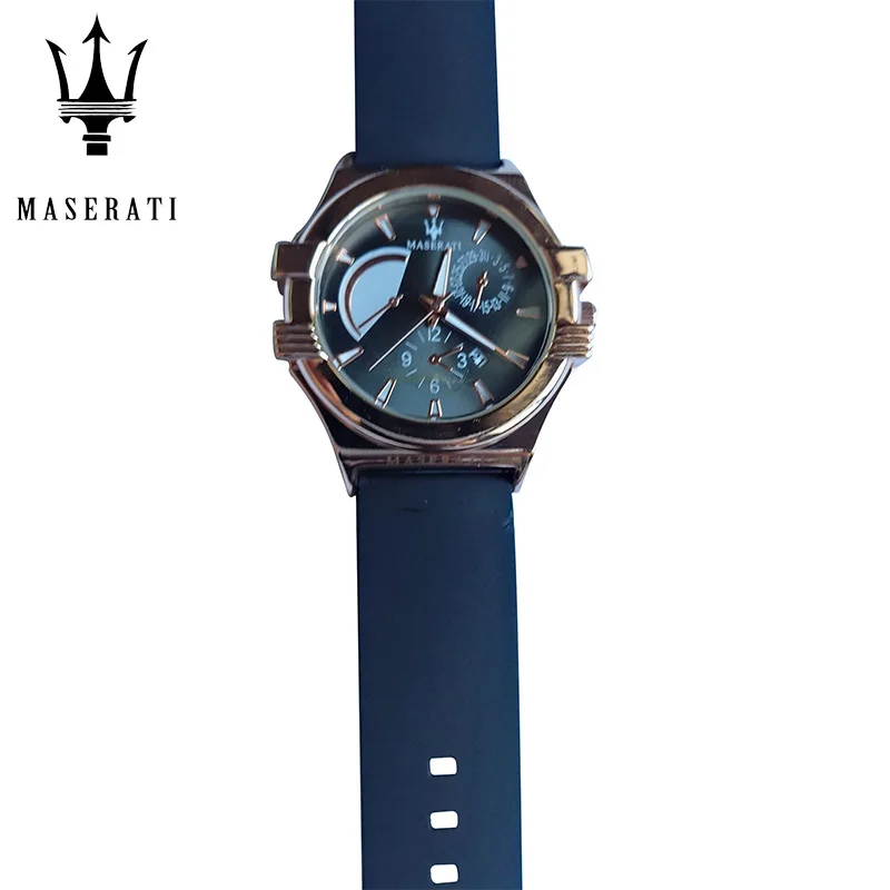 

Maserati New Fashion Quartz Wristwatches Men's Brand Luxury Sports Waterproof Watch Clock Leisure Round Dial Watch 42367156-9