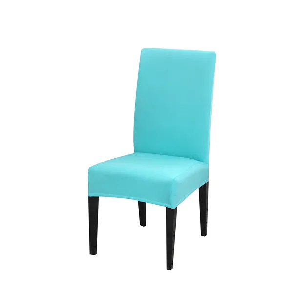 Сплошной цвет спандекс Чехол для стула тянущийся эластичные Чехлы чехлы на стулья для столовой кухни свадьбы банкета отеля funda sill - Цвет: Color 18