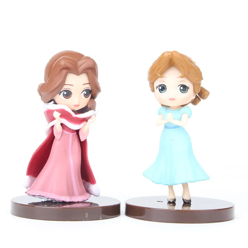 Disney 2019 Новинка 9 шт./компл. 7 5 см Принцесса Белоснежка Золушка Мулан ПВХ экшн