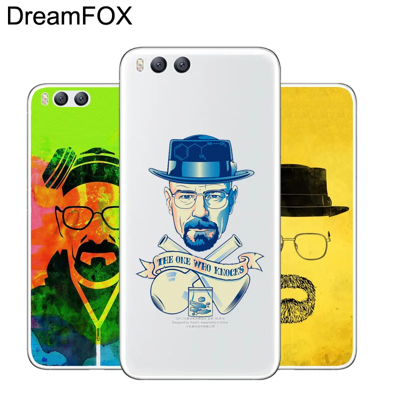 DREAMFOX M414 чехол с принтом во все тяжкие Мягкий ТПУ силиконовый для Xiaomi Mi Note 2 3 4 5 6 8 SE