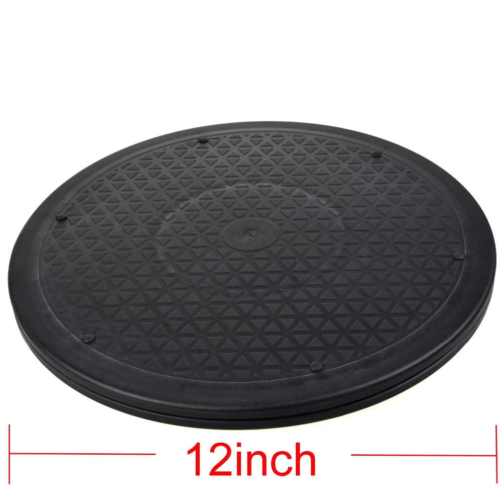 

12'' Diameter Heavy Duty 360 Rotation Swivel Stand With Steel Ball Bearings for Big Screen TV/Monitor/Turntable/Lazy Susan