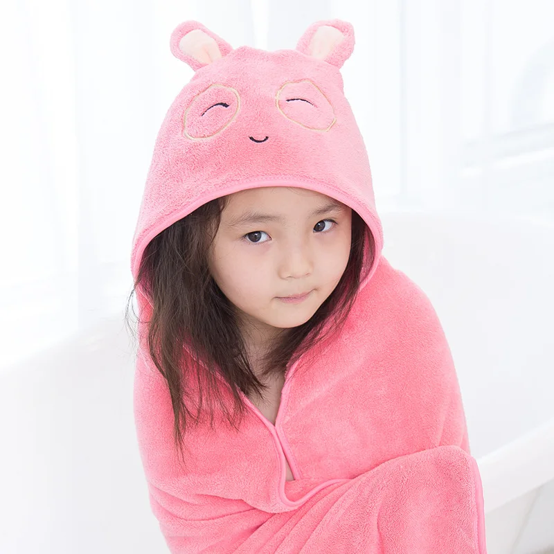 

Baby Bath Blanket Kids Cartoon Animal Newborn Boy Girl Bathrobe Bath Towel Cotton Squares Soft Washcloth