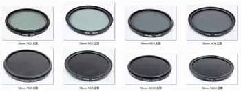 

37 40.5 46 49 52 55 58 62 67 72 77 82mm Neutral DensityND2 ND4 ND8 ND16 ND32 Lens Filter for 5D2 5D3 5D4 6D 7D2 D800 D500 1DX D5