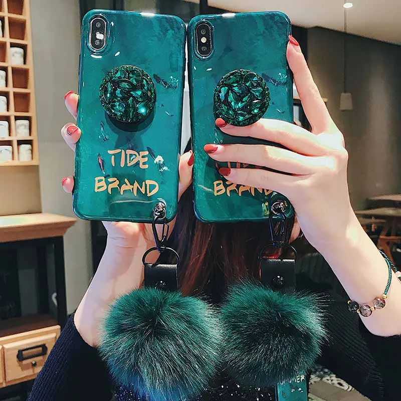 

Rhinestone Bracket Case for Xiaomi Redmi 5 Plus Note 5 Pro 4 4X Cover Gold Foil Marble Coque For Xiaomi Redmi S2 Note 4 4X Funda