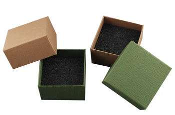 

Box For Jewelry Colors Free Shipping wholesale 100pcs/lot Gift Ring Earring 5*5*3cm Jewelry packaging box