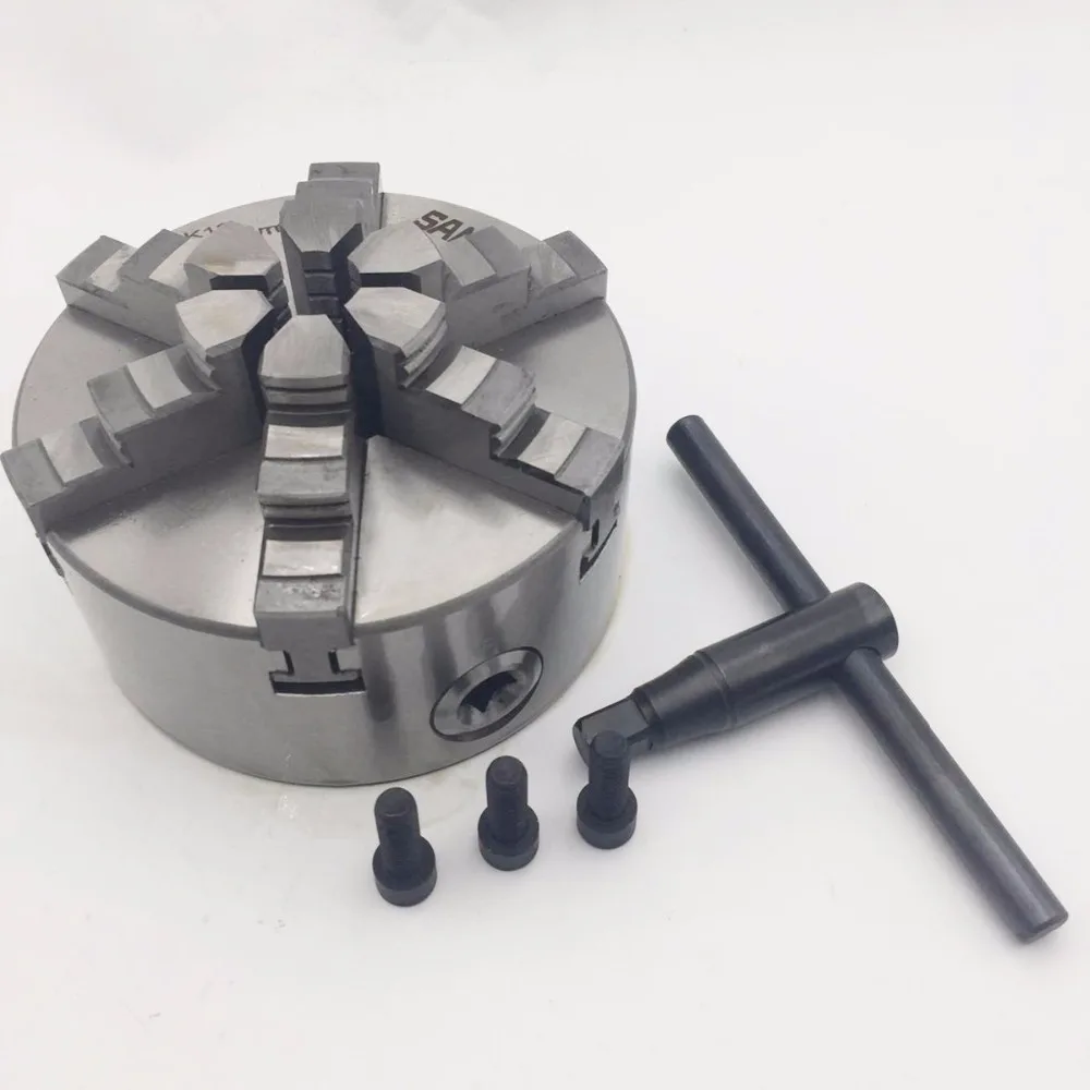 

High Efficiency Six Jaws Self Centering Chuck 6 Jaws CNC Milling Drilling Machine Chuck M8 K13 K13-160 New