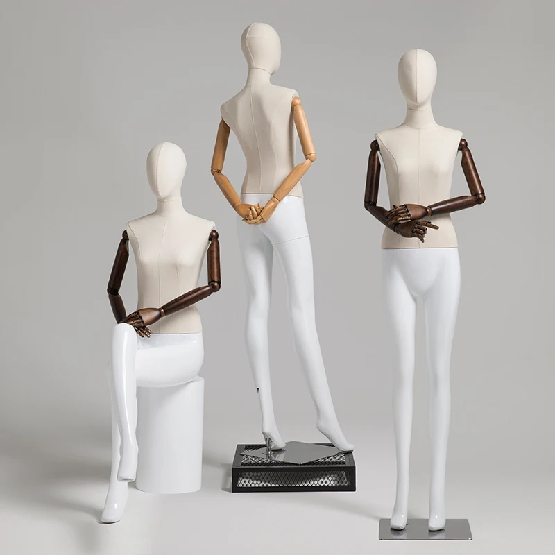 Customized High Level Fabric Cloth Body Wrapped Mannequins Factory