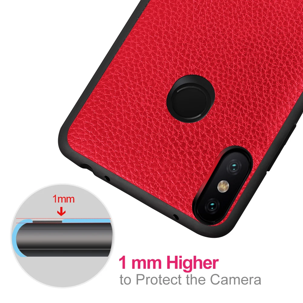 MOFi для Redmi Note 6 Pro чехол задняя крышка для Xiaomi Redmi Note 6 Pro Чехол PU защитный чехол для телефона для Xiaomi противоударный