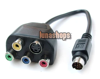 

LN000637 9 Pin to S-Video RCA RGB Video Adapter Cable for HDTV