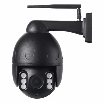 

5MP H.265 Human Auto tracking 3g 4g wire free IP PTZ cameras P2P Microphone speaker talking humanoid tracking 5MP PTZ 4G