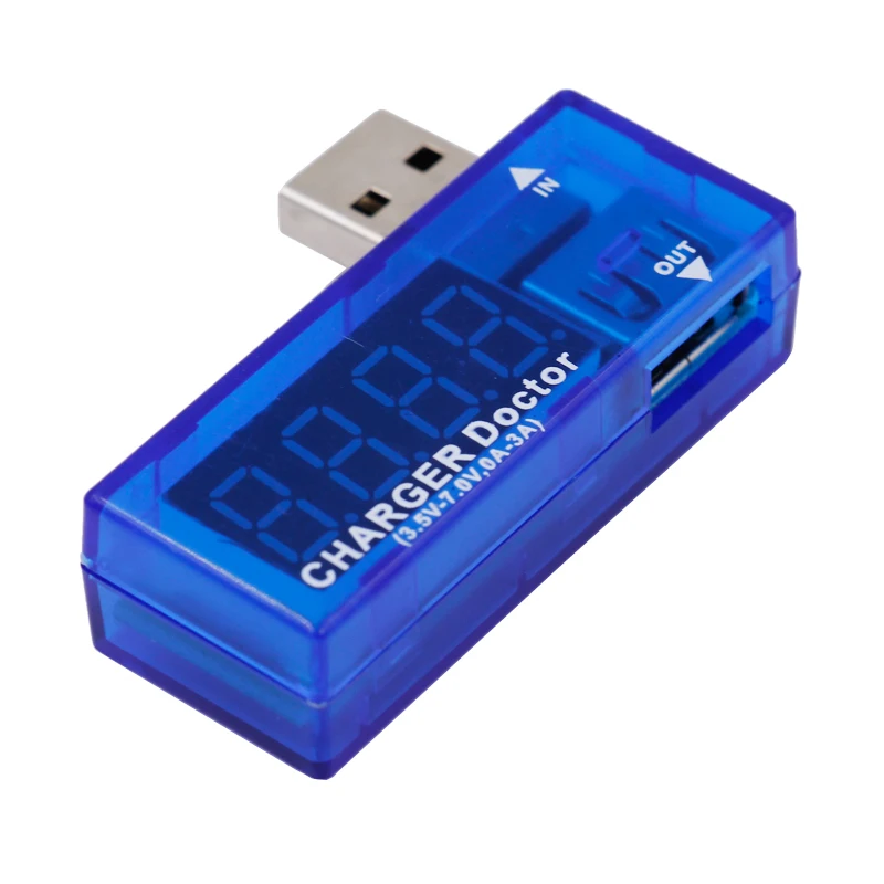 USB зарядное устройство Доктор мобильный аккумулятор тестер детектор мощности Измеритель Напряжения тока