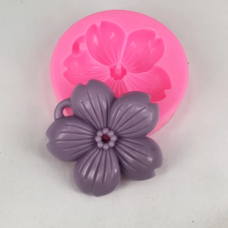 Пищевая силиконовая форма для мыла 3D Цветочная форма для выпечки пирожных с шоколадной начинкой DIY Инструменты для изготовления мыла свечи для ароматерапии формы для украшения принадлежности