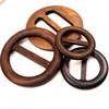 Handmade Wooden Crafts Belt Buckle Ring Wood Clothes Accessories Sewing Children DIY Mix Size Round Shape Garniture 50-80mm 1pcs ► Photo 1/5