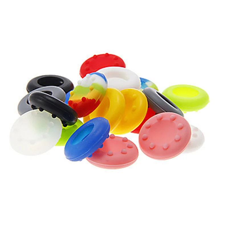 

30 Pcs Silicone Analog Controller Thumb Stick Grips Cap For XboxOne Xbox360 PS2 PS3 PS4 Controller gamepad pad Replacement Parts