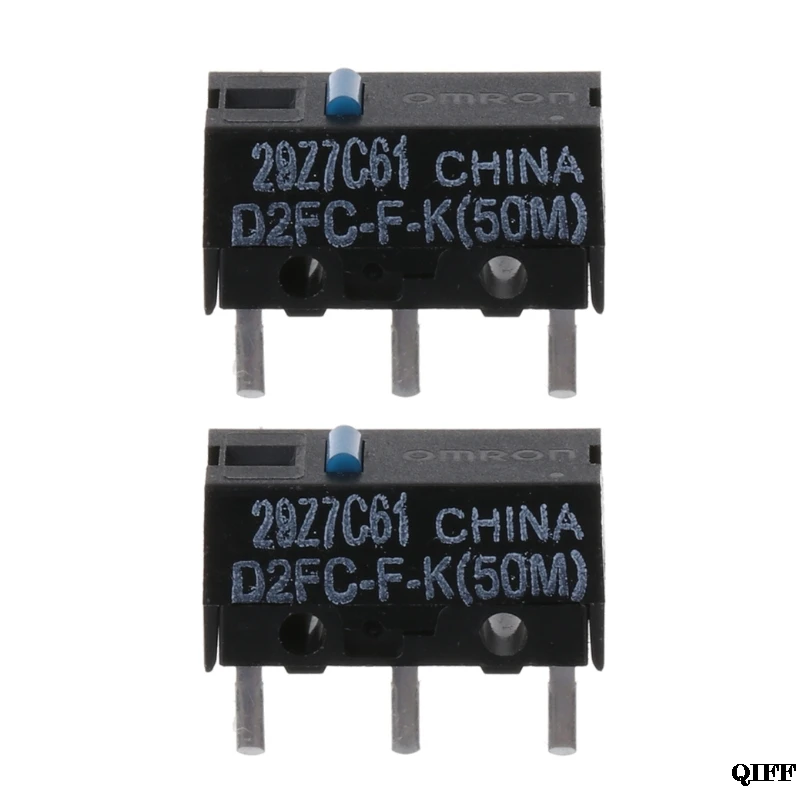 

Drop Ship&Wholesale 2Pcs Original OMRON D2FC-F-K (50m) Blue Dot Mouse Micro Switch APR28