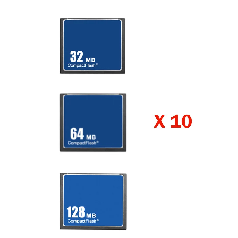 Цена 10 шт./лот 32MB 64MB 128MB Compact Flash CF карта Compactflash карты цифровая карта памяти камера