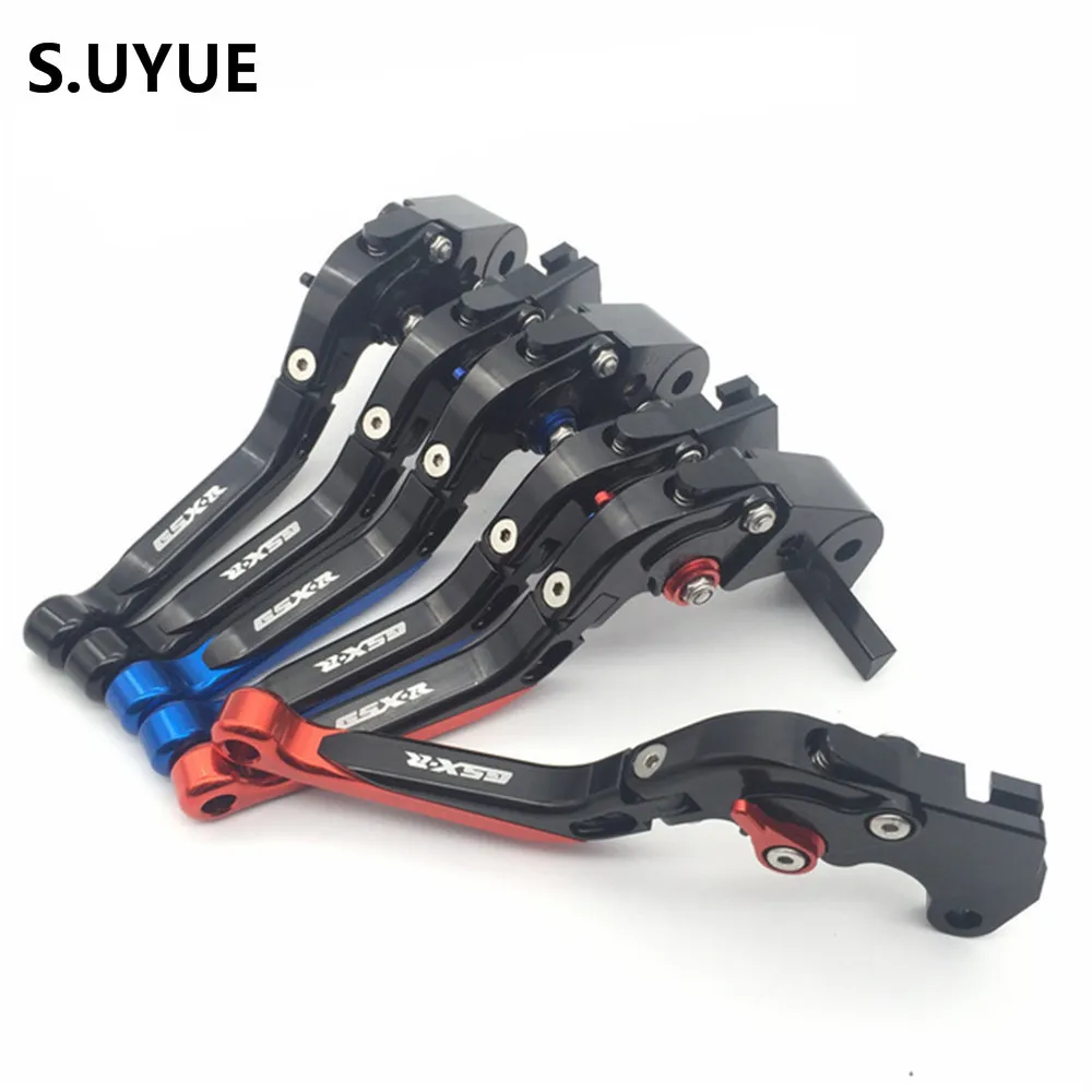 

For SUZUKI GSXR600 1997-2003 Motorcycle CNC Aluminum Adjustable Short Brake Clutch Levers logo GSX-R