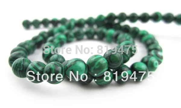 

Malachite Beads 6mm 8mm 10mm 1string about 40cm Green beads for jewelry making