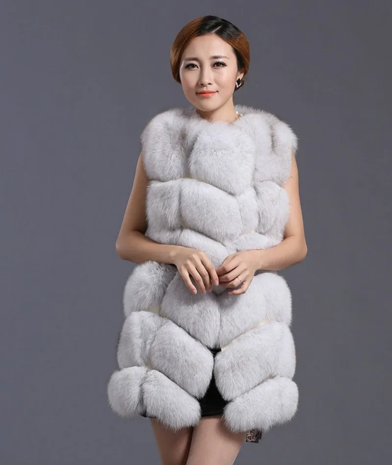 Vest as Pictures Survêtement Vk1008 Fourrure Véritable Pictures Hiver Femme Silver As Fox Dames De Luxe topfurmall Gilet Femmes Fur Veste Manteau 1f0wqHw