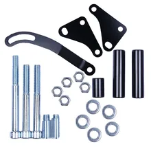 Черный металл насос гидроусилителя руля Монтажный кронштейн SWP LWP Saginaw для G M SB Chevy 350 автозапчасти#20