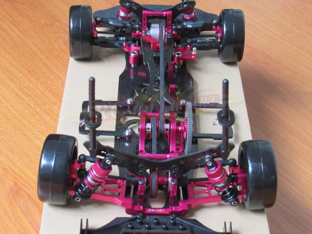 1/10 сплав и углерод SAKURA D4 AWD EP Drift гоночный автомобиль рама кузова Комплект# KIT-D4AWD