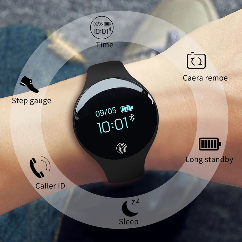 SANDA Брендовые женские спортивные часы, водонепроницаемые часы, шагомер, браслет, роскошный монитор сна, gps, умные наручные часы для Android IOS