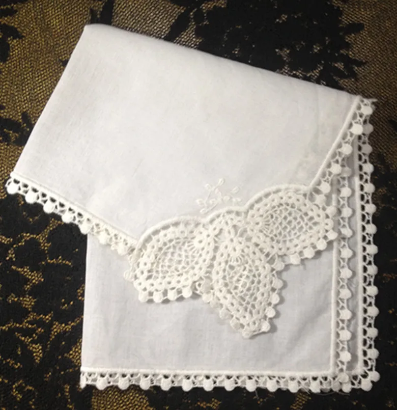  120PCS/Lot Fashion Women's Handkerchiefs 11.5x11.5