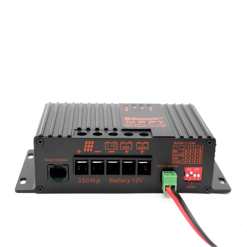 Controlador de Carga Solar para rv Solar com Cabo Olys Mppt Solar Inteligente Barco Carro pv Sensor Temperatura 20a 12 v Olys mppt 20a 12 v controlador de