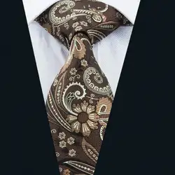 Dh-1716 2017 Барри. ван Для мужчин галстук цветочный шелк жаккард Тканые Gravata 8.5 см широкий галстук для Бизнес жениха Свадебная вечеринка