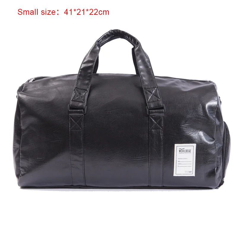 Высококачественная Водонепроницаемая Мужская сумка из искусственной кожи, модная уличная сумка для выходных, вместительная Женская дорожная сумка для багажа - Цвет: 2028-Small