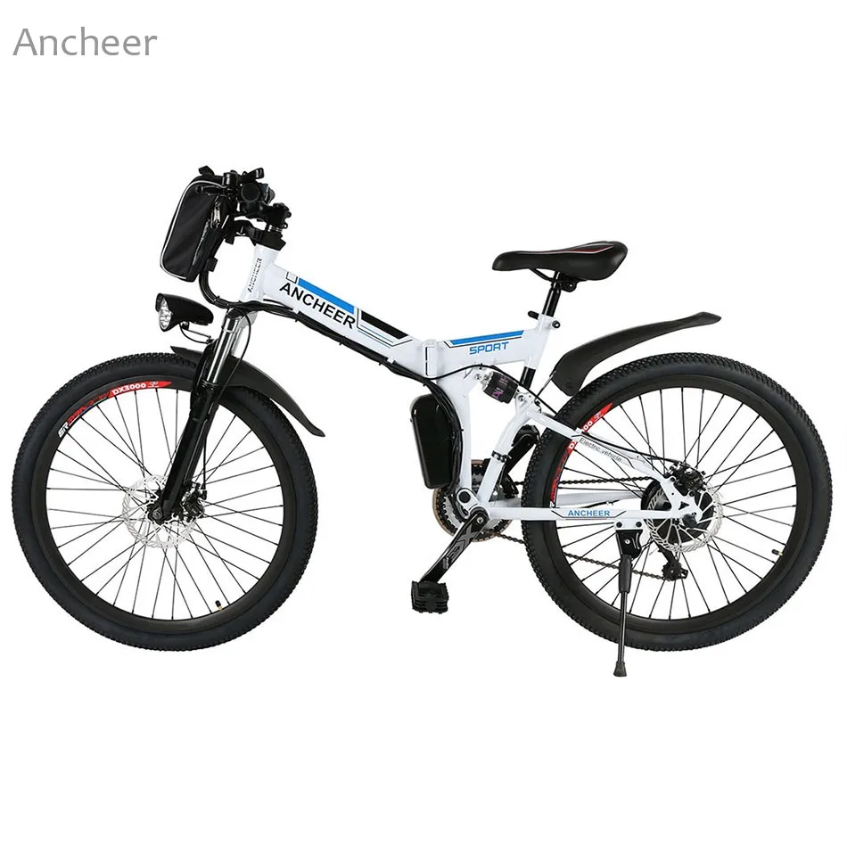 ANCHEER новый электрический велосипед 26 ''горный 36В складной Электрический