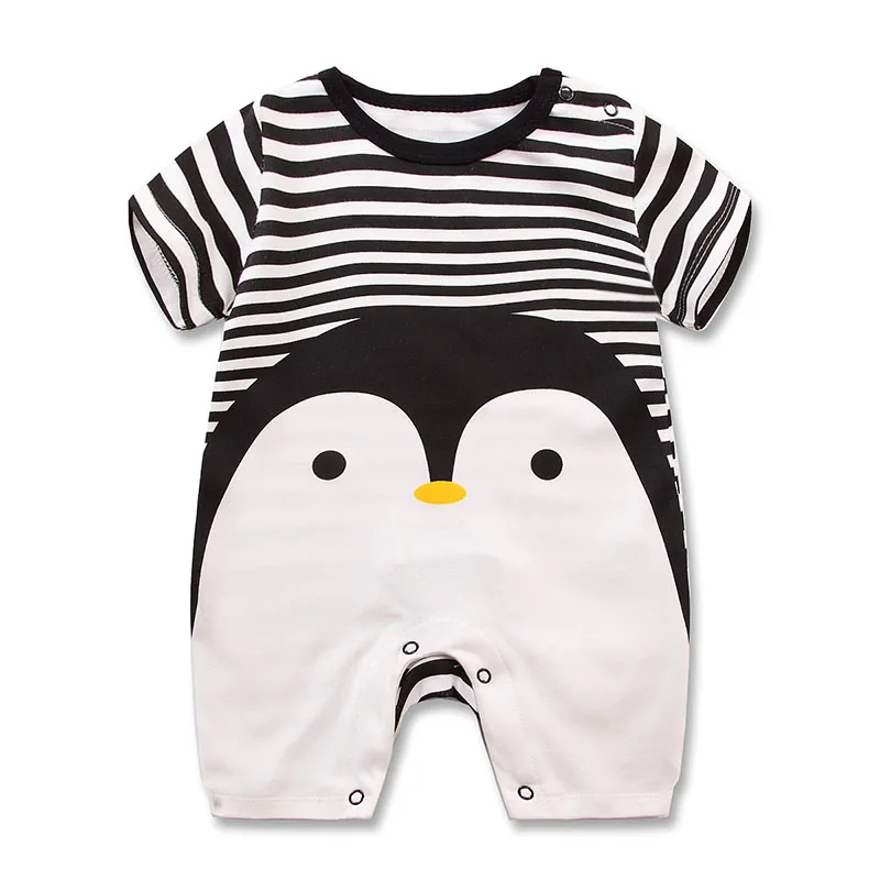 Little Cute Penguin Summer Romper