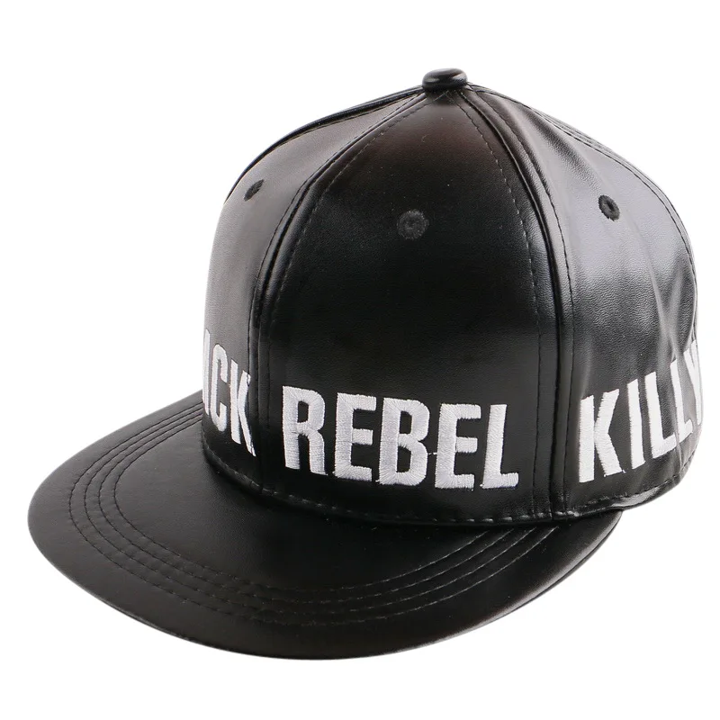 leather baseball cap with fur pom wholesale font women men brand black white faux leather baseball cap with fur pom wholesale font women men brand black white faux