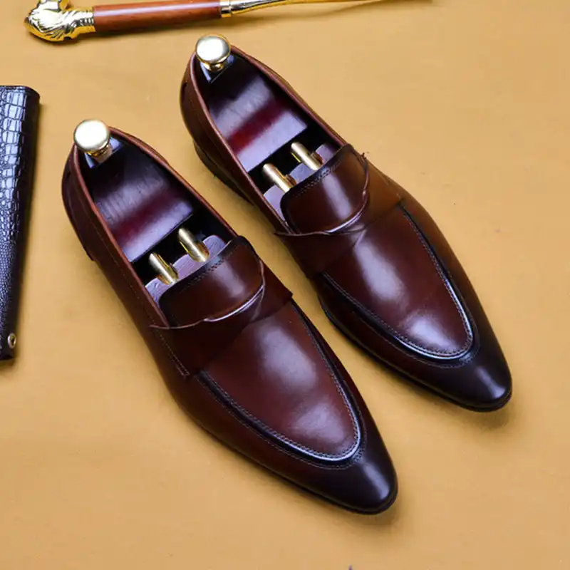 2020 Summer Formal Shoes Men Brand Italian Shoes Fashion Mens