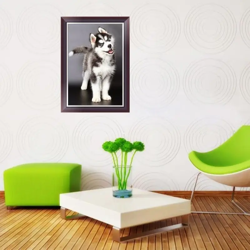 5D Diamond Embroidery Painting Dog Cross Stitch Kit Craft Home Decor