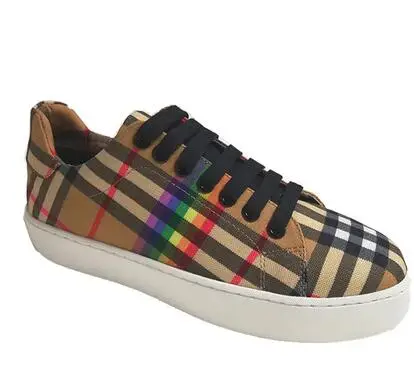 

Spring and Autumn 2019 Brand Design Luxury Women's Flat Shoes Casual Shoes Rainbow Women's Shoes