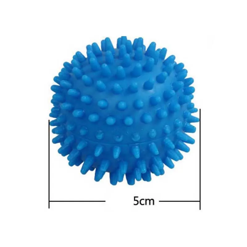 Сушилки шарики Многоразовые Стиральная мяч прачечная мяч ЭКО-шар для стирки магнитные анионные молекулы очищающий очиститель мытья волос удаление - Цвет: Синий