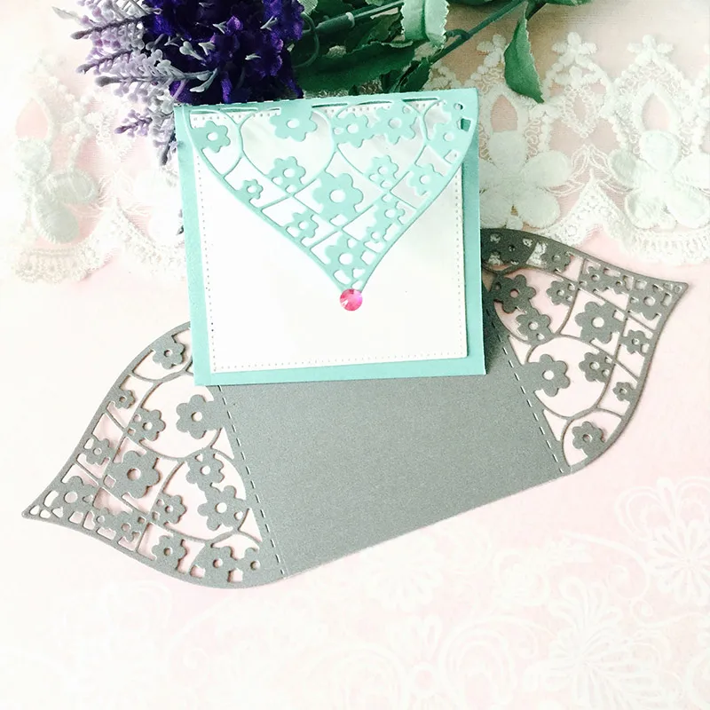 

Lace Gifts Box Metal Cutting Dies for Scrapbooking DIY Album Embossing Folder Paper Cards Maker Template Decor Stencils Crafts