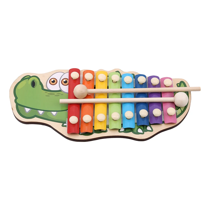 

New Baby Animal Xylophon Toys Children Early Musical Instrument Hand knock Music Instruments Piano Baby Educational Toys Gift