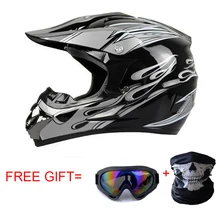 WLT Caschi Motocross ATV MTB DH Uomini Moto moto Caschi Da Corsa Del Casco del Motociclo Con Motore Occhiali Maschera Occhiali Regali