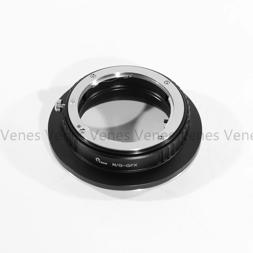VENES Adapter ring for N/G Lens to Suit for GFX Camera, For Nikon G Mount lens to GFX lens adapter, For Fujifilm GFX 50S camera VENES Adapter ring for N/G Lens to Suit for GFX Camera, For Nikon G Mount lens to GFX lens adapter, For Fujifilm GFX 50S camera