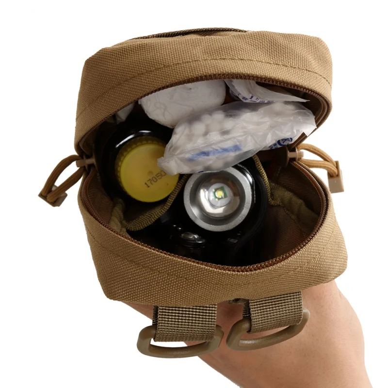 600D MOLLE тактическое назначение жилет поясная охотничья сумка Спортивная барсетка сумка для гаджет для использования на открытом воздухе Охота Васит упаковка оснащение