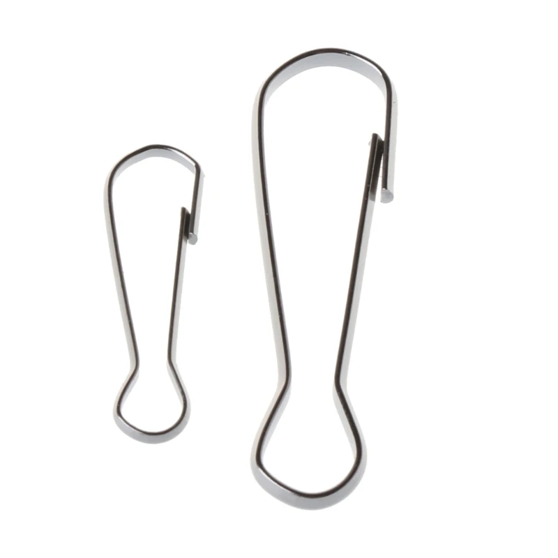 160/500PCS Stainless Steel 8 Shape Key Hoop Clasps Clips for DIY