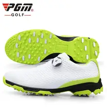 PGM летняя Водонепроницаемая микрофибра авто-шнуровка анти-сайдеслип Мужская обувь для гольфа дышащая поворачивающаяся Пряжка кроссовки для гольфа 39-44